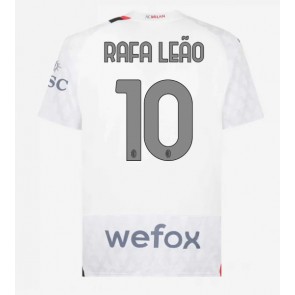 AC Milan Rafael Leao #10 Koszulka Wyjazdowych 2023-24 Krótki Rękaw